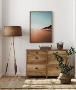 A Walk By The Beach Plakat (21x29.7 cm (A4))