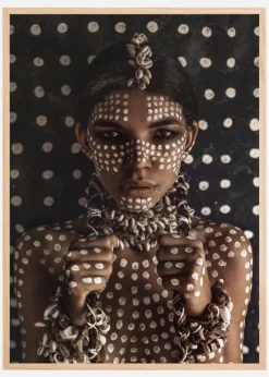 Aboriginal body art I Plakat (21x29.7 cm (A4))