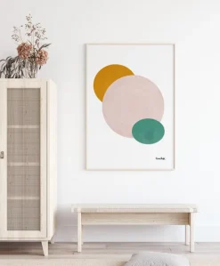 Abstract Circle Plakat (21x29.7 cm (A4))