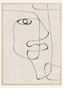 Abstract Face No1. Plakat (21x29.7 cm (A4))