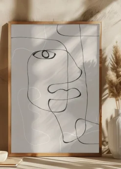 Abstract Face No1. Plakat (21x29.7 cm (A4))