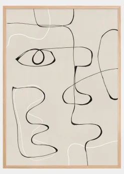 Abstract Face No2 Plakat (21x29.7 cm (A4))