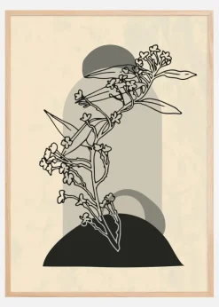 Abstract Flower 5 Plakat (21x29.7 cm (A4))