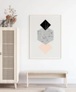 Abstract Geometry I Plakat (21x29.7 cm (A4))