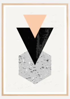 Abstract Geometry II Plakat (21x29.7 cm (A4))