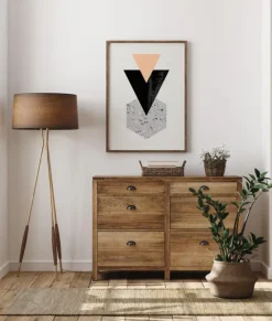 Abstract Geometry II Plakat (21x29.7 cm (A4))