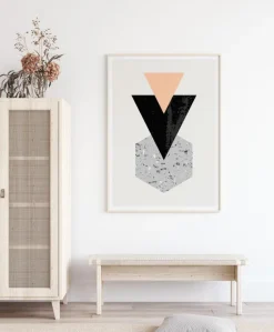 Abstract Geometry II Plakat (21x29.7 cm (A4))