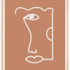 Abstract Head No2 Plakat (21x29.7 cm (A4))