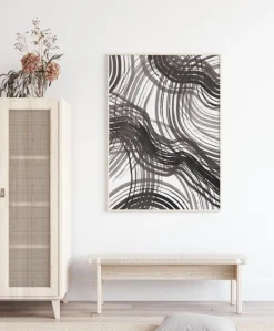 Abstract Ink Plakat (21x29.7 cm (A4))