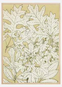 Abstract Leaf Plakat (21x29.7 cm (A4))