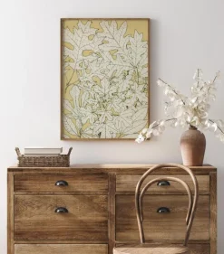 Abstract Leaf Plakat (21x29.7 cm (A4))