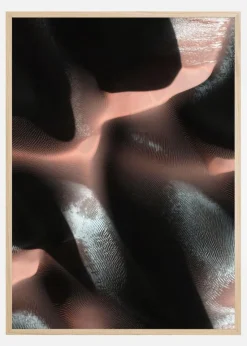 Abstract Pink Cave Plakat (21x29.7 cm (A4))