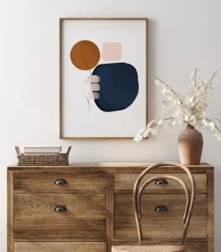 Abstract Shapes V Plakat (21x29.7 cm (A4))