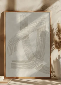 Abstract Sophisticated Line 01 Plakat (21x29.7 cm (A4))