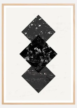 Abstract Squares I Plakat (21x29.7 cm (A4))