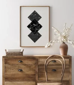 Abstract Squares I Plakat (21x29.7 cm (A4))