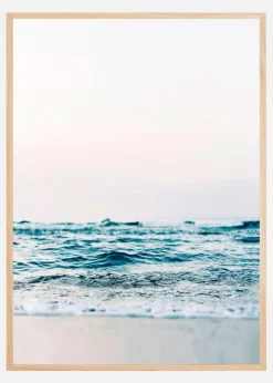 Abstract Waves Plakat (21x29.7 cm (A4))