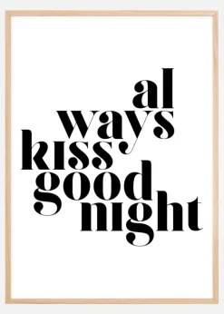 Always Kiss Good Night Plakat (21x29.7 cm (A4))