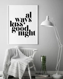 Always Kiss Good Night Plakat (21x29.7 cm (A4))