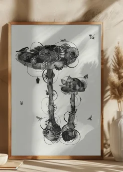 Amanita Mascara Plakat (21x29.7 cm (A4))