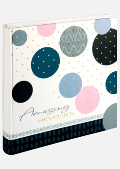 Amazing Memories Album Blå - 28x29 cm (100 Hvide sider / 50 ark)