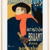 Ambassadeurs Aristide Bruant Dans Son Cabaret (1892) Plakat (21x29.7 cm (A4))