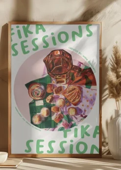 Amber and Green Plakat (21x29.7 cm (A4))