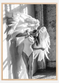 Angel wings Plakat (21x29.7 cm (A4))