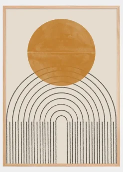 Arch Composition No4 Plakat (21x29.7 cm (A4))