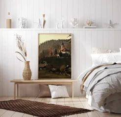 Autum Village Plakat (21x29.7 cm (A4))