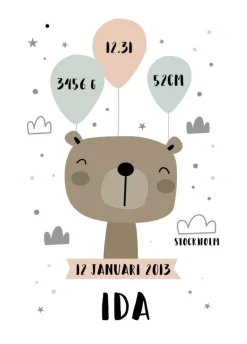 Baby bear (21x29,7 cm (A4))