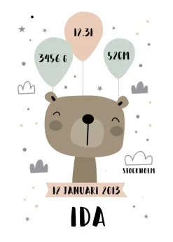 Baby bear (21x29,7 cm (A4))