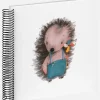 Baby Hedgehog Calisto Spiralalbum Hvid - 24x24 cm (40 Hvide sider / 20 ark)