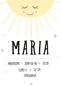 Baby Sunshine (21x29,7 cm (A4))