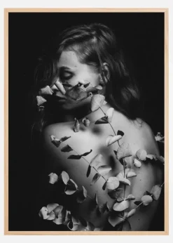 Back Of Flowers Plakat (21x29.7 cm (A4))