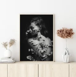 Back Of Flowers Plakat (21x29.7 cm (A4))