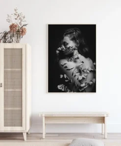 Back Of Flowers Plakat (21x29.7 cm (A4))