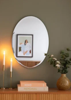 Badeværelsesspejl Oval 50x70 cm