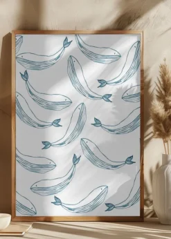 Ballenas Plakat (21x29.7 cm (A4))