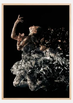 Ballerina Crack Plakat (21x29.7 cm (A4))