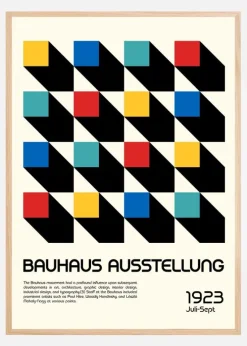 Bauhaus Ausstellung Plakat (21x29.7 cm (A4))