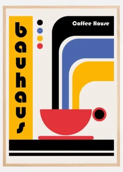 Bauhaus Coffee House Plakat (21x29.7 cm (A4))