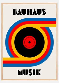 Bauhaus Musik Vinyl Plakat (21x29.7 cm (A4))