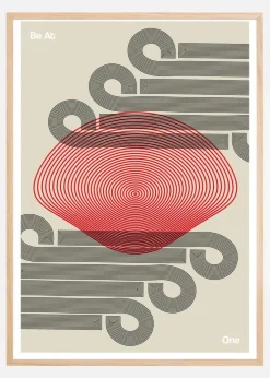 Be At One - Black Plakat (21x29.7 cm (A4))