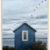 Beach hut Plakat (21x29.7 cm (A4))
