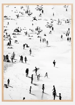 Beach Silhouettes Plakat (21x29.7 cm (A4))