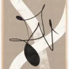 Beige abstract No.2 Plakat (21x29.7 cm (A4))