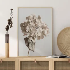 Beige Dried Flower Plakat (21x29.7 cm (A4))