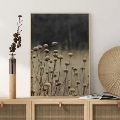 Beige Field Plakat (21x29.7 cm (A4))