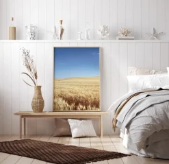 Beige Fields Plakat (21x29.7 cm (A4))